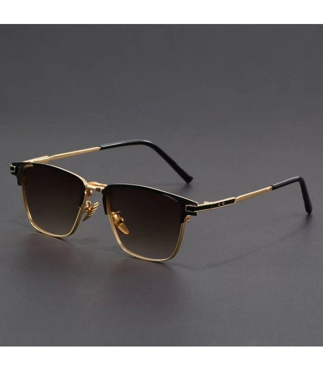 Retro Artistic UV Protection Small Square Box Sunglasses
