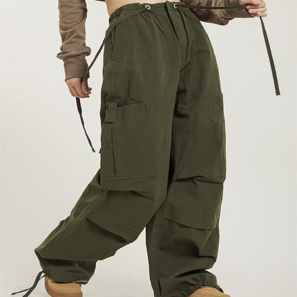 American Retro High Street Straight Wide Leg Casual Pants