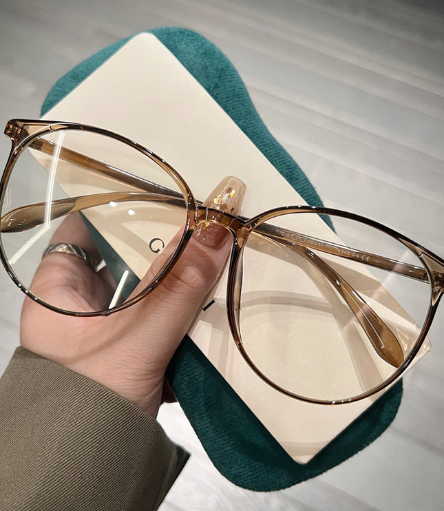 Large Frame Ultra-light TR Glasses Myopic Anti Blue-Ray