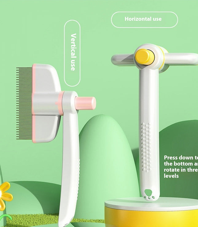 Cat Comb Tie Removal Floating Hair Magic Long Hair Pet Self-Cleaning Row Dog Cat Comb Grooming Supplies Flea Removal Brush Pets Products