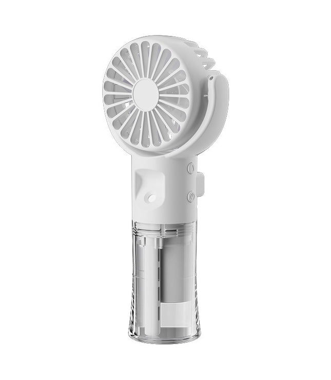 Portable Handheld Spray Fan 4-Speed Water Spray Mist Fan Summer Cooling Artifact USB Charging Summer Supplies Outdoor Mini Fan