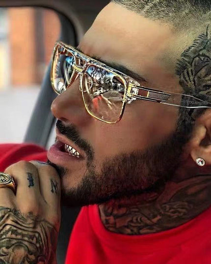Men's Sunglasses Driving Large Frame Retro
