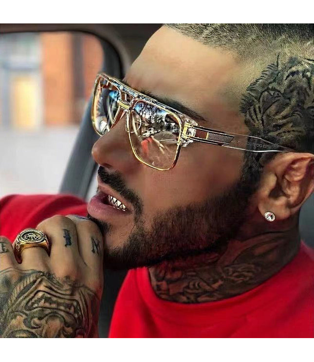 Men's Sunglasses Driving Large Frame Retro