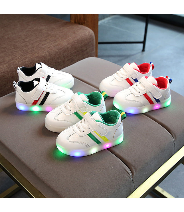 Kimmy White LED Sneakers Shoes