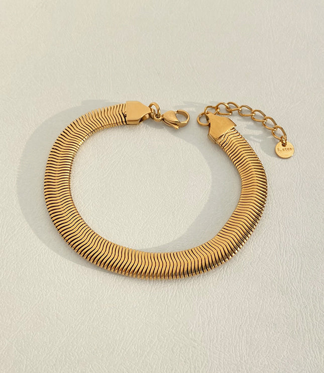 Stainless Steel Bracelet Electroplating Simple Style