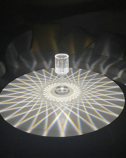 Crystal Diamond Line Atmosphere Remote Control Touch Night Light