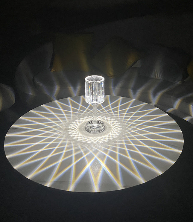 Crystal Diamond Line Atmosphere Remote Control Touch Night Light