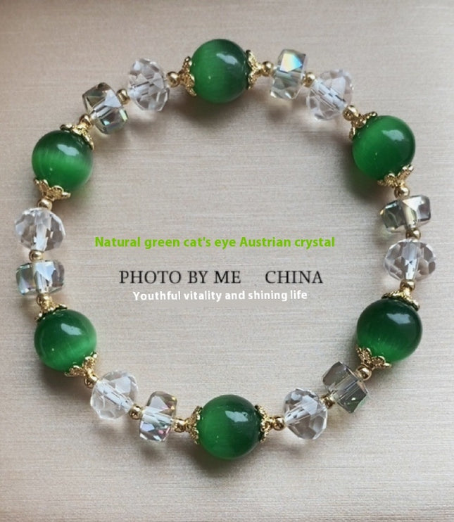 Fashion Ornament Natural White Opal Bracelet 10mm