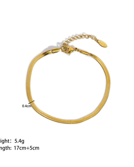 Stainless Steel Ornament Bracelet Female