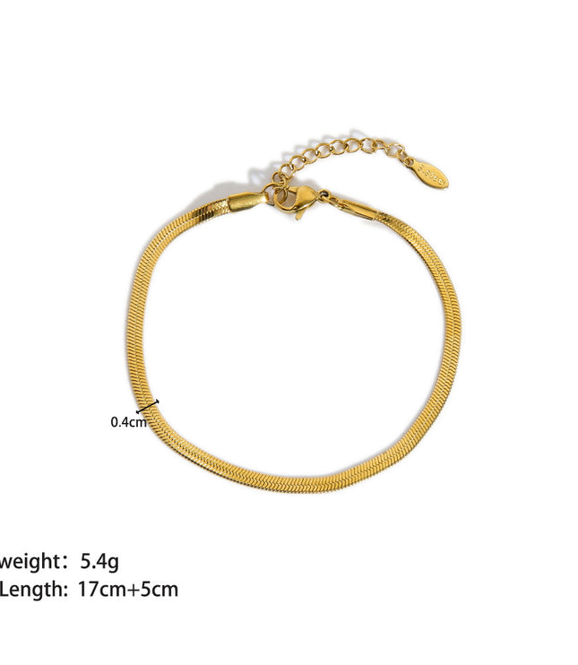 Stainless Steel Ornament Bracelet Female