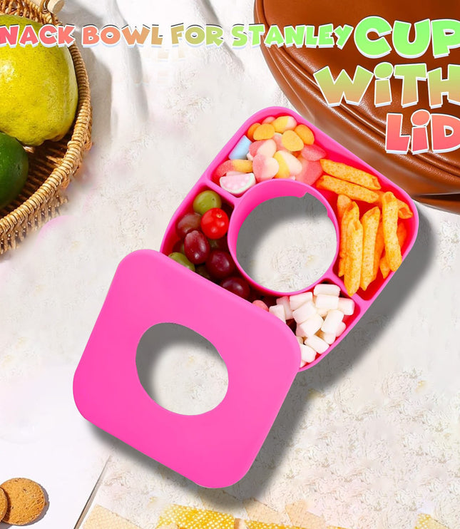Silicone Snack Platter With Lid