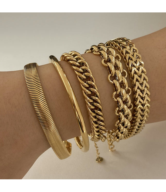 Stainless Steel Bracelet Electroplating Simple Style