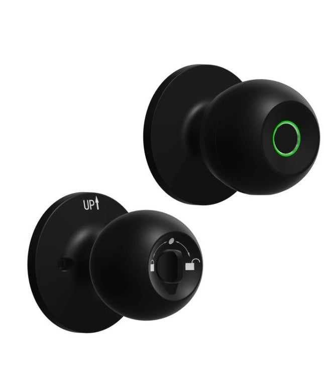 Spherical Smart Fingerprint Lock Graffiti APP Bluetooth Wooden Door Indoor