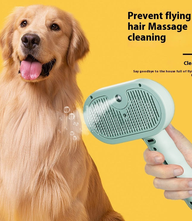 Pets Spray Hair Comb Pet Hair Remover Cleaning Brush Cats Grooming Dog Accessories Tools Dematting Water Mist Humidifier Comb Pet Supplies
