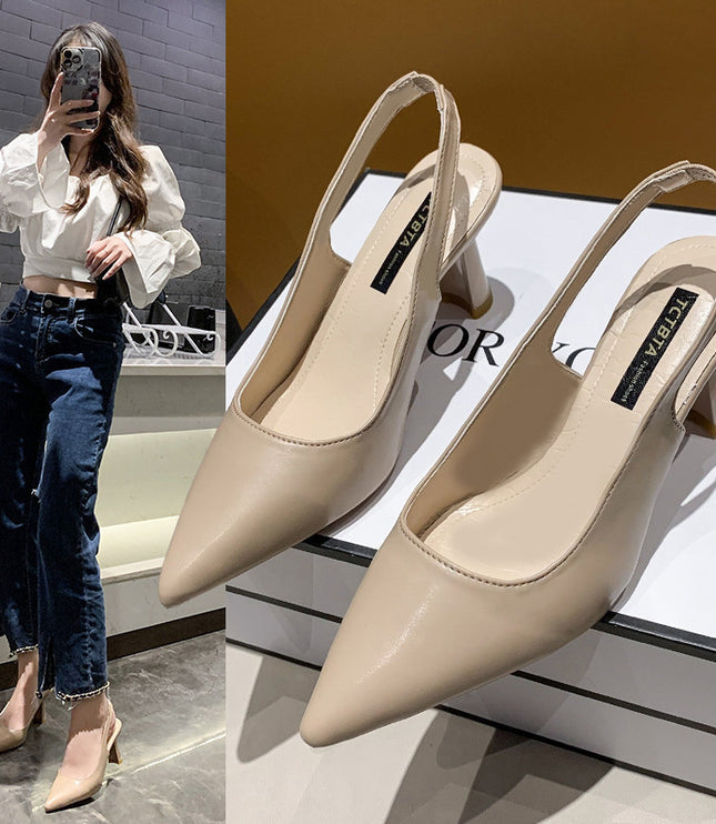 Pointed High Heels Women's Stiletto Toe Box Sandals