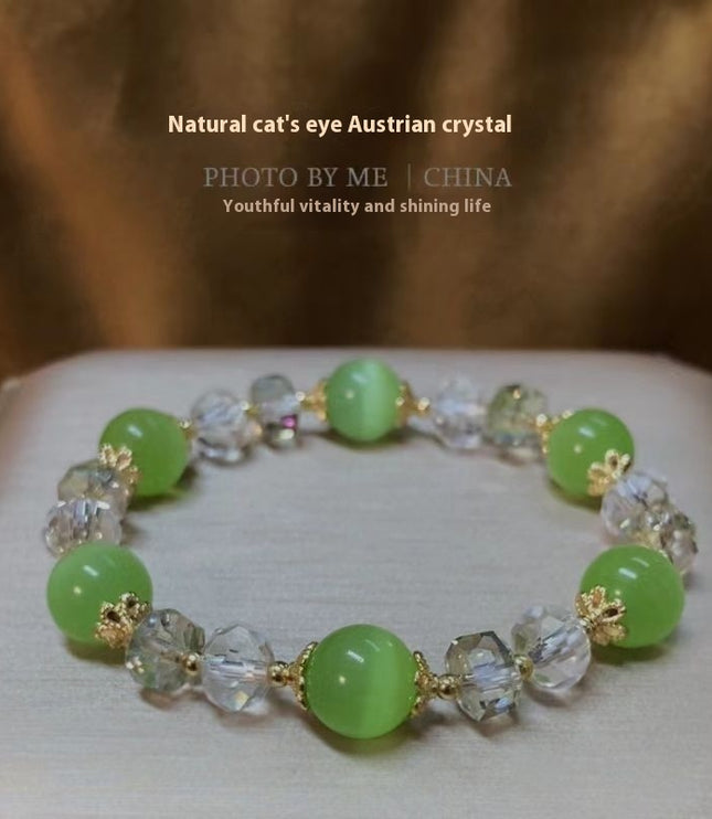 Fashion Ornament Natural White Opal Bracelet 10mm