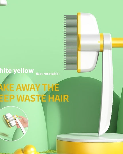 Cat Comb Tie Removal Floating Hair Magic Long Hair Pet Self-Cleaning Row Dog Cat Comb Grooming Supplies Flea Removal Brush Pets Products