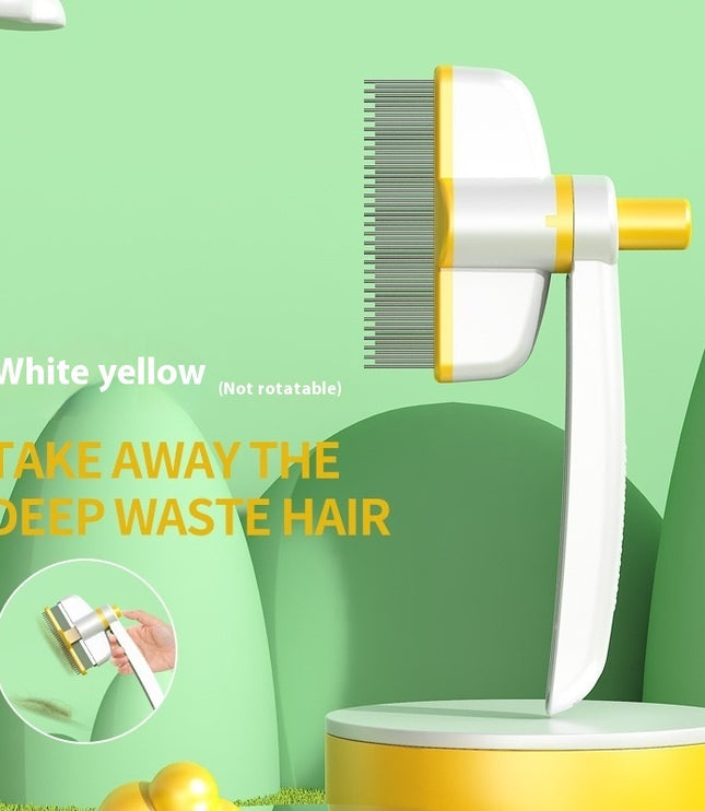 Cat Comb Tie Removal Floating Hair Magic Long Hair Pet Self-Cleaning Row Dog Cat Comb Grooming Supplies Flea Removal Brush Pets Products