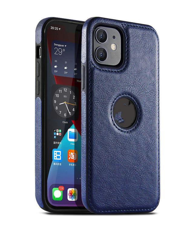 Mobile Phone Shell Car Line Leather All-inclusive Anti-Fall Men and Women
