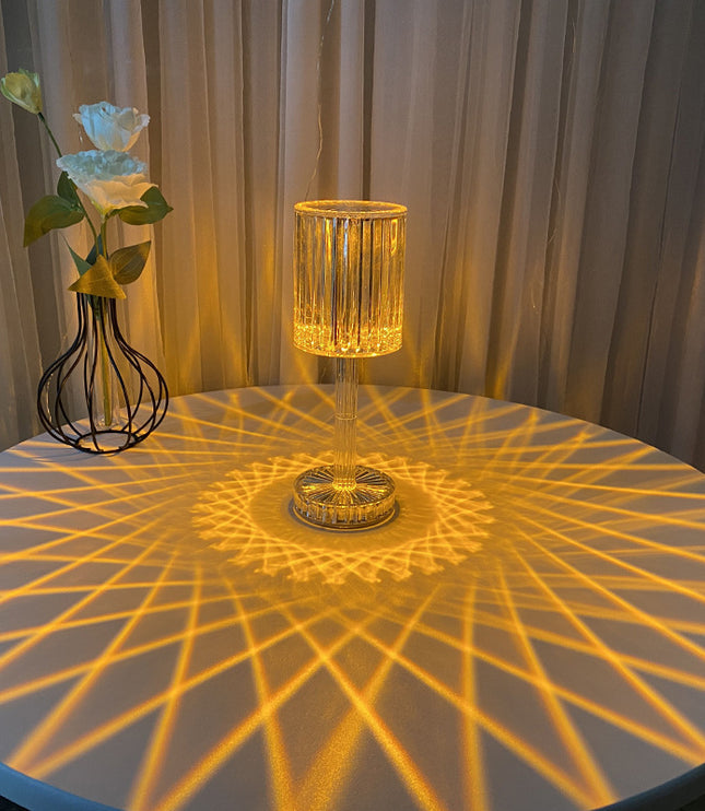 Crystal Diamond Line Atmosphere Remote Control Touch Night Light