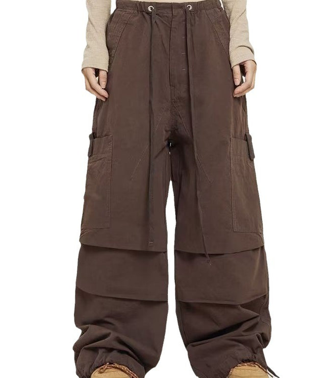 American Retro High Street Straight Wide Leg Casual Pants