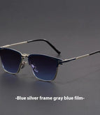 Blue Silver Frame Gray Blue