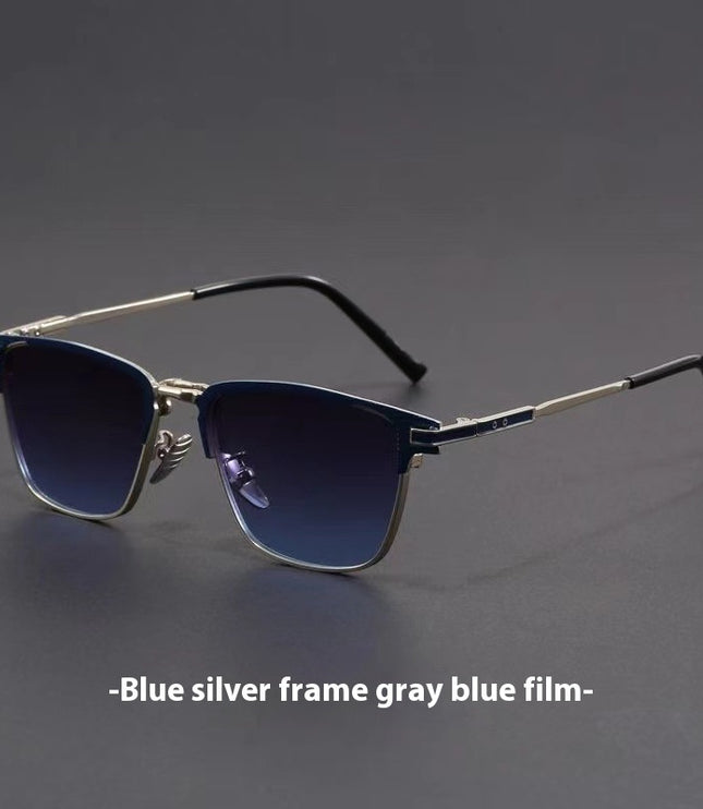 Retro Artistic UV Protection Small Square Box Sunglasses