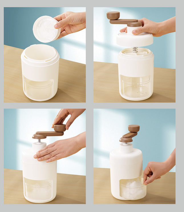 Kitchen Hand Block Shaving Machine Household Small Ice Maker Slush Machine Ice Breaking Artifact Soft Ice Ice Crusher Stall