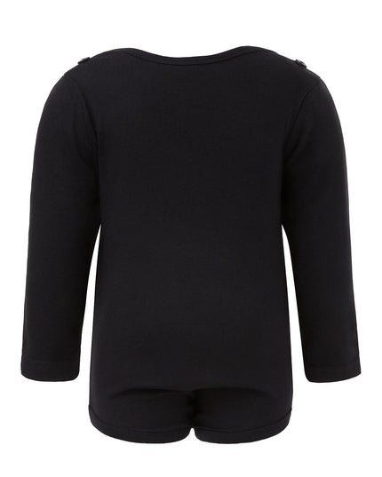 Black Onesie with Green Elements