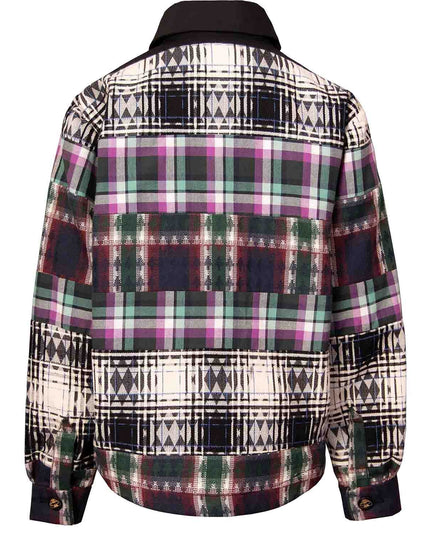Mixed Tartan Plaid Shirt