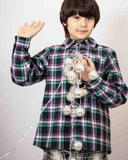 Fancy Tartan Shirt for Kids