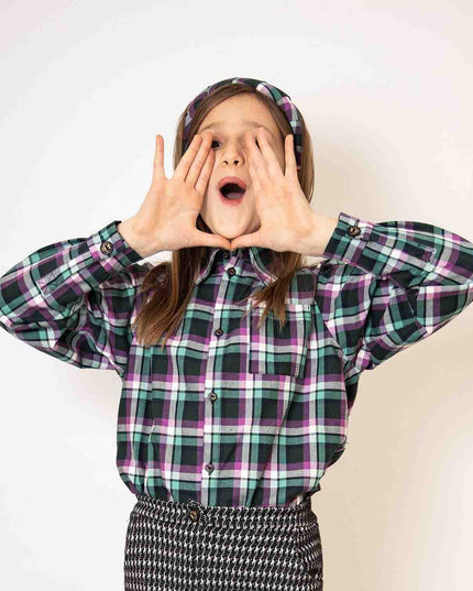 Fancy Tartan Shirt for Kids