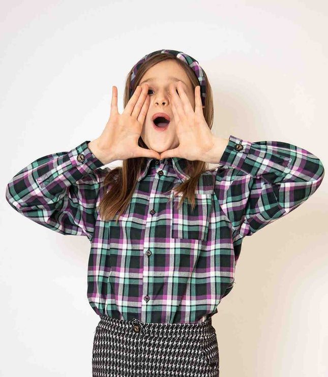 Fancy Tartan Shirt for Kids