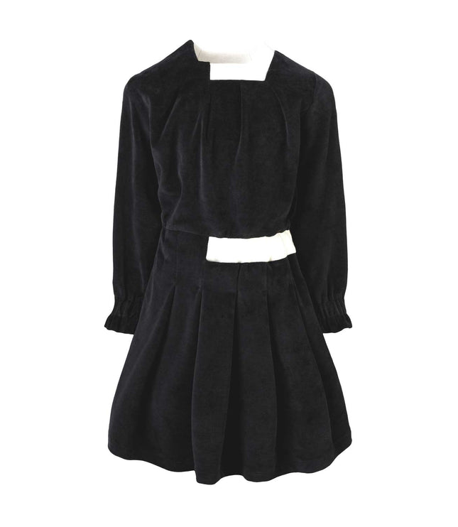 Black Velvet Dress for Girls