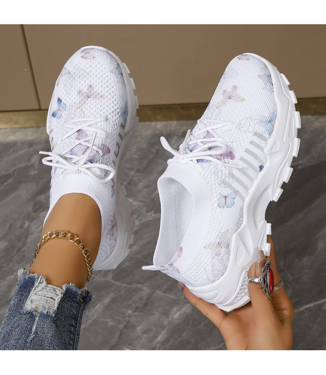 Flying Woven Shoes All-match Non-slip Wear-resistant Sneakers