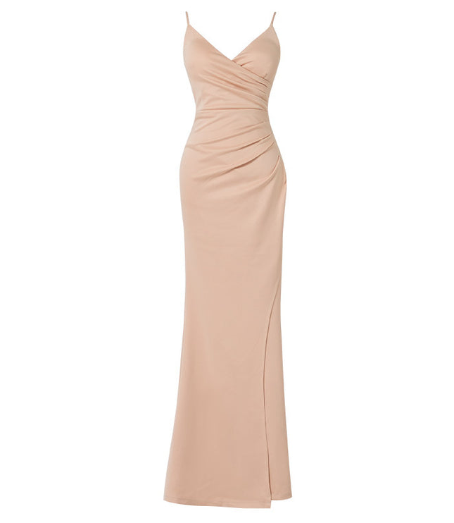 Sleeveless Split Long Evening Gown