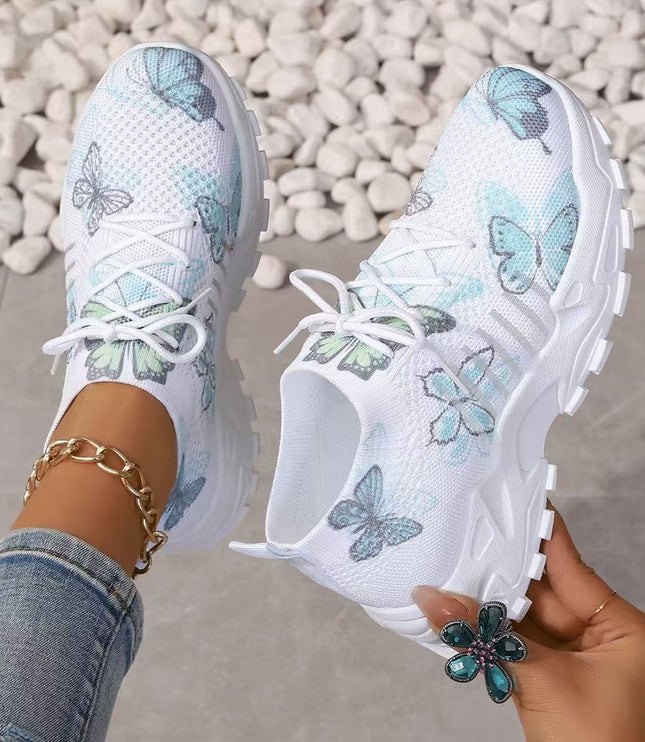 Flying Woven Shoes All-match Non-slip Wear-resistant Sneakers