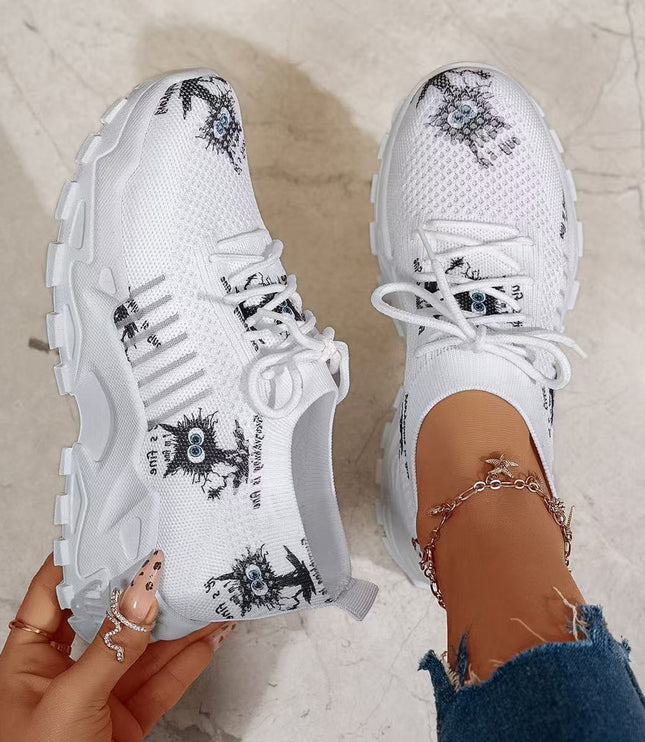 Flying Woven Shoes All-match Non-slip Wear-resistant Sneakers