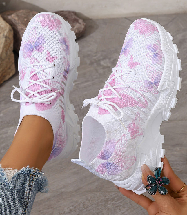 Flying Woven Shoes All-match Non-slip Wear-resistant Sneakers