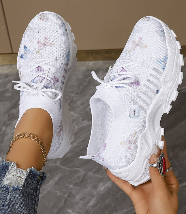Flying Woven Shoes All-match Non-slip Wear-resistant Sneakers