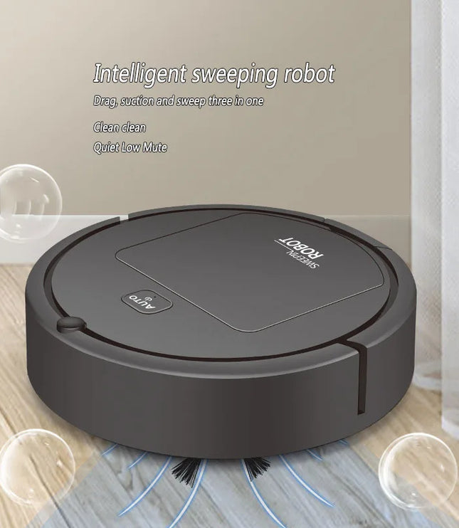 New Automatic Robot Vacuum Cleaner Smart Sweeping Dry Wet Cleaning Machine Charging Intelligent Vacuum Cleaner for Home