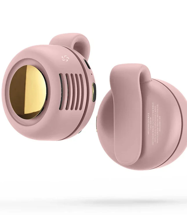 Whirlwind Leafless Fan With Portable Button Design USB Charging Silent Portable Mini Fan For Home And Outdoor Travel