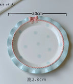 A 8-inch shallow dis