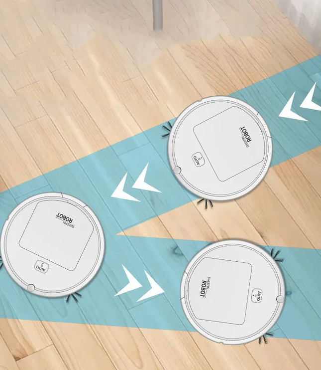 New Automatic Robot Vacuum Cleaner Smart Sweeping Dry Wet Cleaning Machine Charging Intelligent Vacuum Cleaner for Home