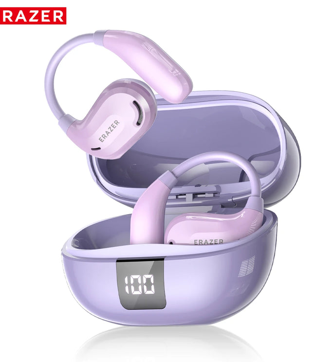 ERAZER XT66PRO Bluetooth Earphones ASMR Headsets DIY APP AI Translator Earbuds Wireless Headphones 13 Hours long life Display