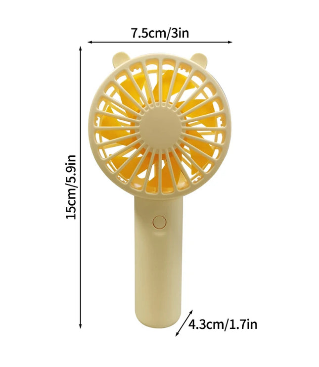Cute Mini Portable Fan Mini Eyelash Fan Handheld Fan With Battery Office Outdoor Travel Small Fan Summer Refreshing Student Gift