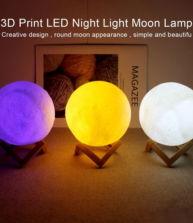 Book Light LED Moon Light Galaxy Light, Moon Night Light, Girl, Boy, Child Birthday Gift, Bedroom Decoration Indoor lighting