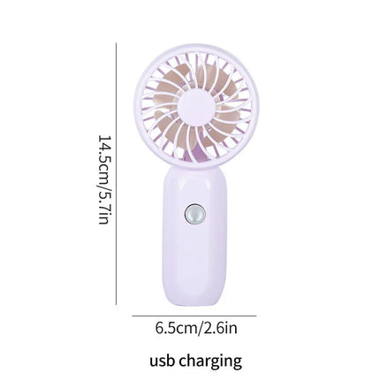 Cute Mini Portable Fan Mini Eyelash Fan Handheld Fan With Battery Office Outdoor Travel Small Fan Summer Refreshing Student Gift