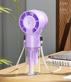 Handheld fan Purple