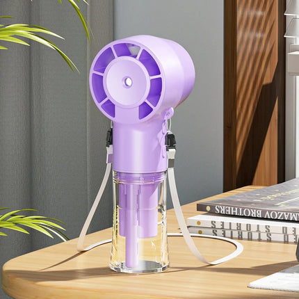 New Models Handheld Mini Fan USB Rechargeable Portable Humidifier Mist Cooler Cooling Spray Humidifier Fans For Home Office Dorm